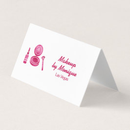 QR-Code für Hot Pink Glam Makeup Artist Visitenkarten