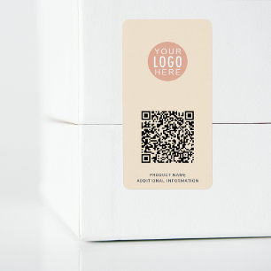 QR-Code für Ihr Business - Logo - Modern Produkt-I Adressaufkleber