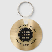 QR-Code für Ihr Business-Logo Schlüsselanhänger (Vorderseite)