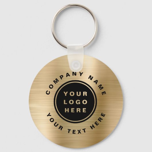 QR-Code für Ihr Business-Logo Schlüsselanhänger (Vorderseite)