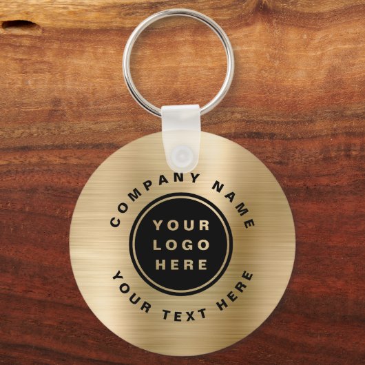 QR-Code für Ihr Business-Logo Schlüsselanhänger (Vorderseite)