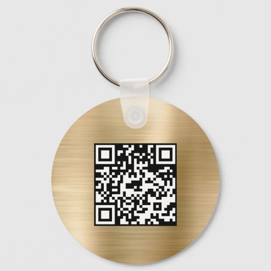 QR-Code für Ihr Business-Logo Schlüsselanhänger (Rückseite)