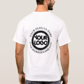 QR-Code für Ihr Business-Logo T-Shirt (Rückseite)
