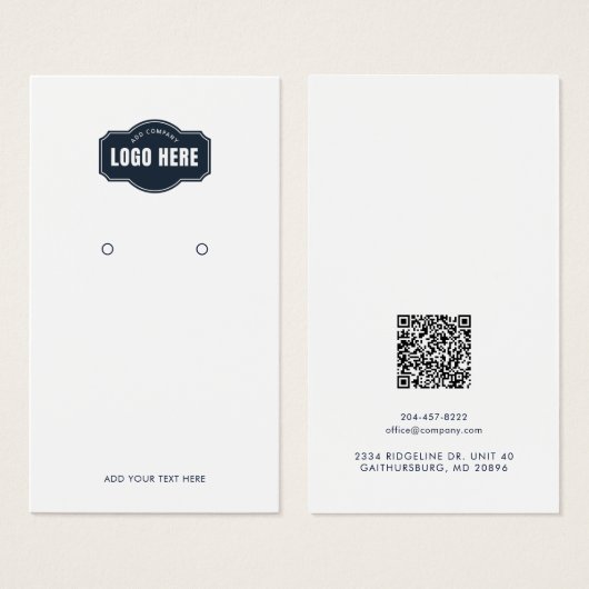 QR-Code für Ihr Unternehmen (Vorne & Hinten)