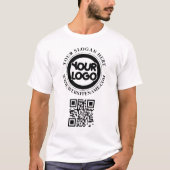 QR-Code für Ihr Unternehmen T-Shirt (Vorderseite)