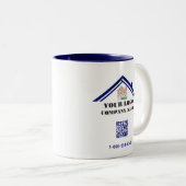 QR-Code für Ihr Unternehmen Telefon Zweifarbige Tasse (VorderseiteRechts)