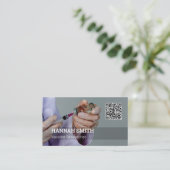 QR-Code für Impfstoffforscher Visitenkarte (Stehend Vorderseite)