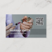 QR-Code für Impfstoffforscher Visitenkarte (Vorderseite)