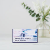 QR-Code für Impfstoffforscher Visitenkarte (Stehend Vorderseite)