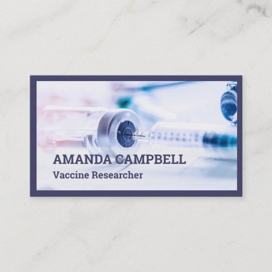 QR-Code für Impfstoffforscher Visitenkarte (Vorderseite)