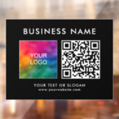 QR-Code für individuell anpassbare Firmenlogos Ele Fensteraufkleber (Blatt 2)