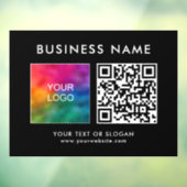 QR-Code für individuell anpassbare Firmenlogos Ele Fensteraufkleber (Blatt 3)