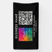 QR-Code für individuell anpassbare Firmenlogos Mod Banner (Vertikal)