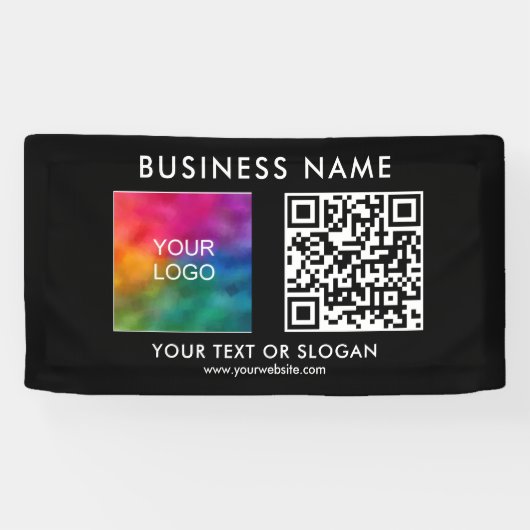 QR-Code für individuell anpassbare Firmenlogos Mod Banner (Horizontal)