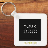 QR-Code für individuell anpassbare Firmenlogos Schlüsselanhänger (Vorderseite)