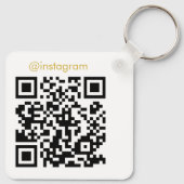 QR-Code für individuell anpassbare Firmenlogos Schlüsselanhänger (Rückseite)