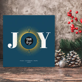 QR-Code für JoWeihnachts-Firmenlogo Feiertagskarte