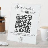 QR-Code für Kartenkauf Sockelschild (In Situ)