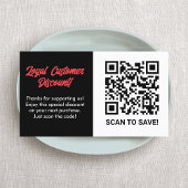 QR-Code für Kundenloyalty Visitenkarte