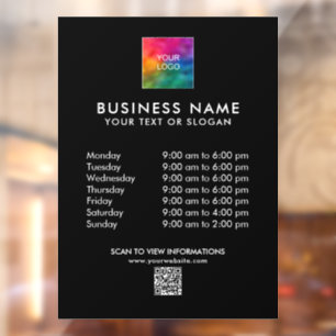 QR-Code für kundenspezifische Elegant-Template-Ges Fensteraufkleber