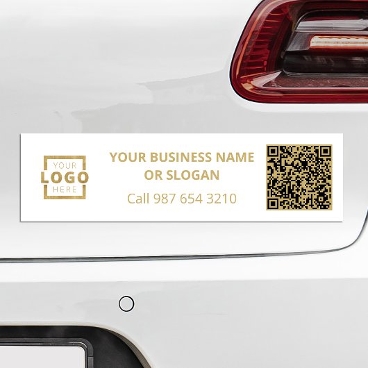 QR-Code für kundenspezifische Firmenlogos Autoaufkleber
