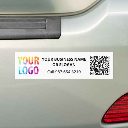 QR-Code für kundenspezifische Firmenlogos Autoaufkleber (Auf Auto)