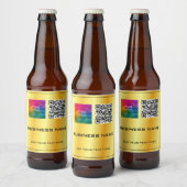 QR-Code für kundenspezifische Unternehmen Bierflaschenetikett (Flaschen)