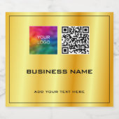 QR-Code für kundenspezifische Unternehmen Bierflaschenetikett (Einzelnes Label)