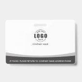 QR-Code für kundenspezifisches Foto - Mitarbeiter Ausweis (Rückseite)