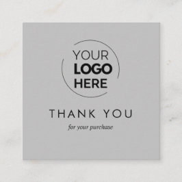 QR-Code für kundenspezifisches Graues Business-Log Rabattkarte