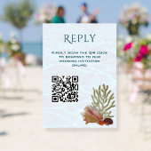 QR-Code für Lebensräume Hochzeitkarte RSVP Karte