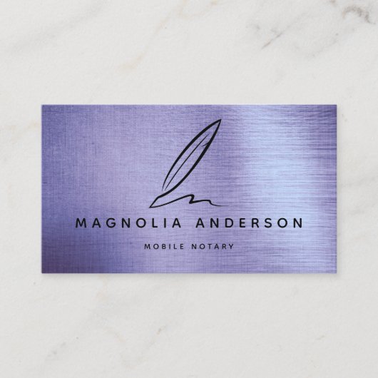 QR-Code für Lila Fohlen Visitenkarte (Vorderseite)