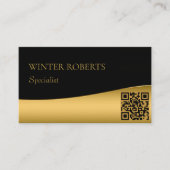 QR-Code für Luxusklasse beruflich Visitenkarte (Vorderseite)