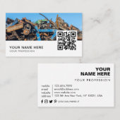 QR-Code für Massivmetall Visitenkarte (Vorne/Hinten)