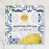 QR-Code für mediterrane Bliss Business Packages Geschenkanhänger (Vorderseite)