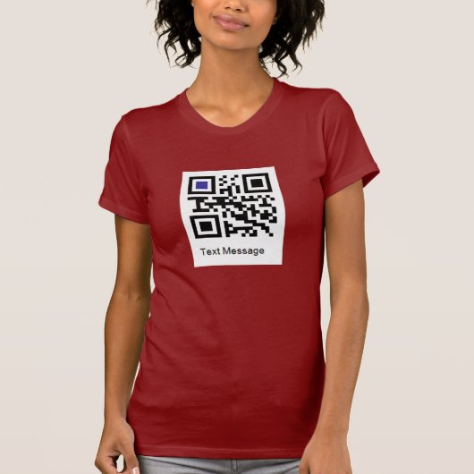 QR Code für "MICH BIN EIN LESBISCHES " T-Shirt (Vorderseite)