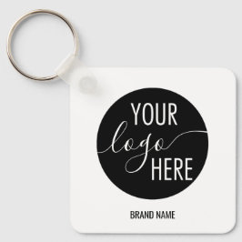 QR-Code für Minimalistische Berufliche Unternehmen Schlüsselanhänger