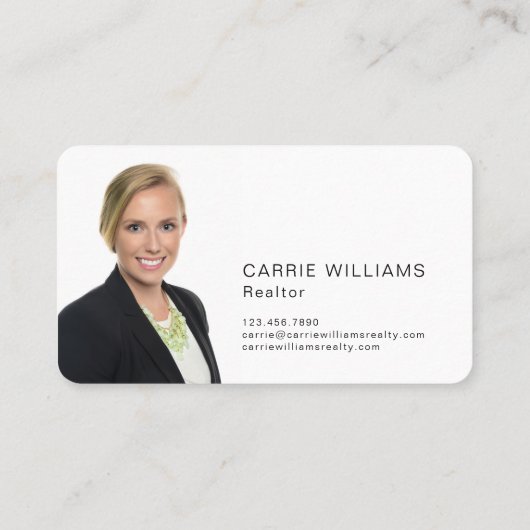 QR-Code für Minimalistische Elegant Real Anwesen R Visitenkarte (Rückseite)