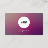 QR-Code für Minimalistische Lila Maler Visitenkarte (Rückseite)