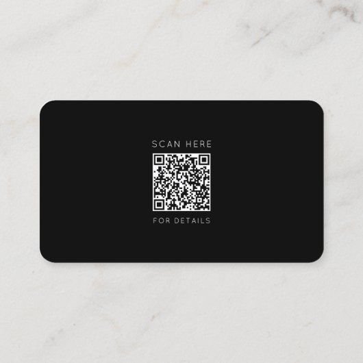 QR-Code für Minimalistischen Zivilen Engineer Visitenkarte (Rückseite)