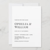 QR-Code für Minimalistisches Arch-Foto Einladung (Vorderseite)