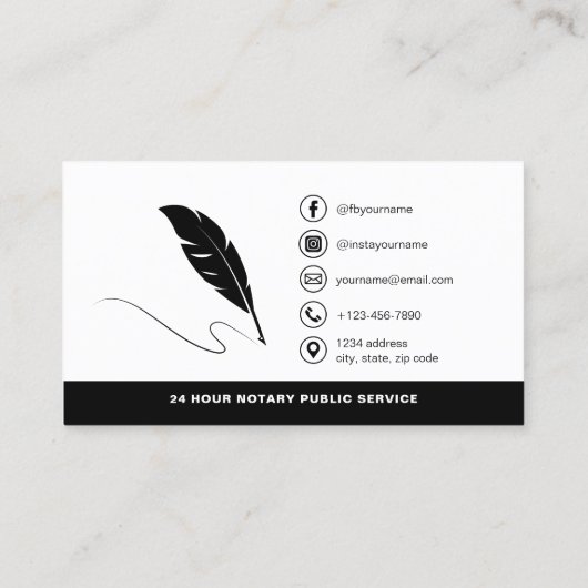 QR-Code für mobile Notare - Signierung von Agent-F Visitenkarte (Rückseite)