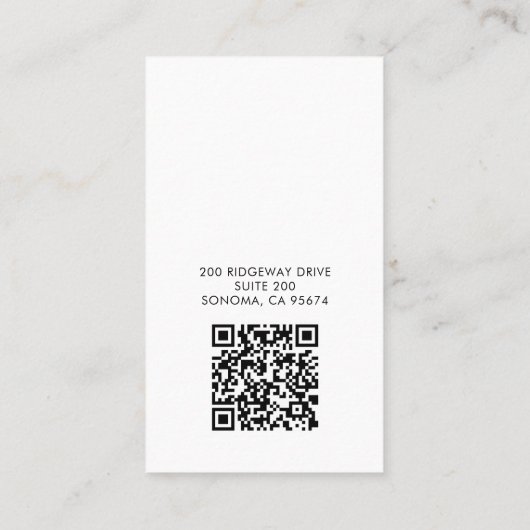 QR-Code für mobiles Tier Terminkarte (Rückseite)