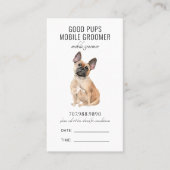 QR-Code für mobiles Tier Terminkarte (Vorderseite)