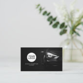 QR-Code für moderne Auto-/Autos und soziale Medien Visitenkarte (Stehend Vorderseite)