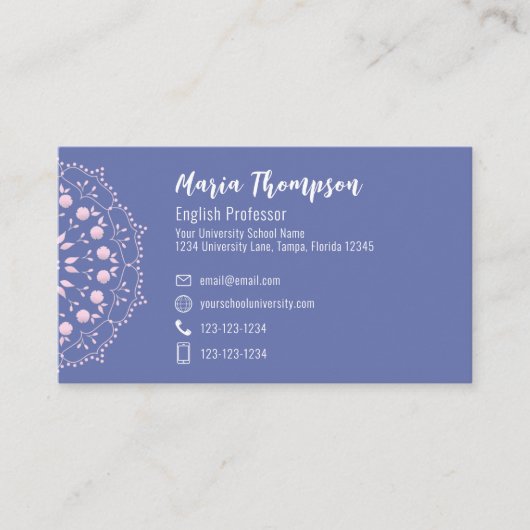 QR-Code für moderne Berufliche Social Media Visitenkarte (Vorderseite)