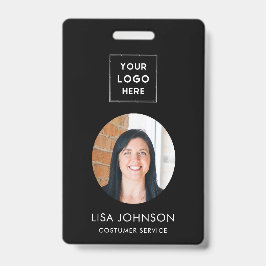 QR-Code für moderne Business-Logos - Schwarzes Abz Ausweis