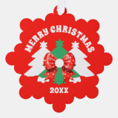 QR-Code für moderne Editierbare Geschäftslogos Wei Ornament Karte (Vorderseite)