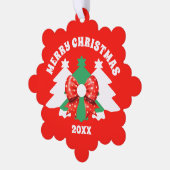 QR-Code für moderne Editierbare Geschäftslogos Wei Ornament Karte (Linke Ecke)