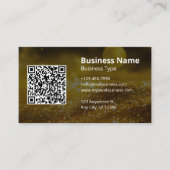 QR-Code für moderne gelbe Logos Visitenkarte (Vorderseite)